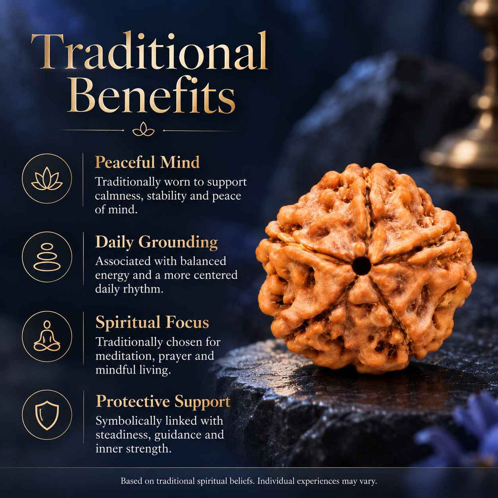 5 Mukhi Rudraksha Pendant