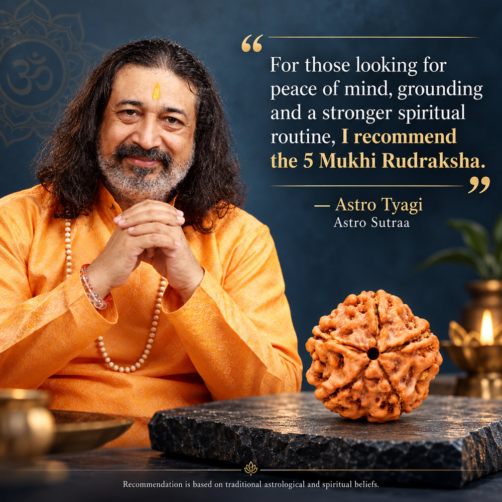 5 Mukhi Rudraksha Pendant