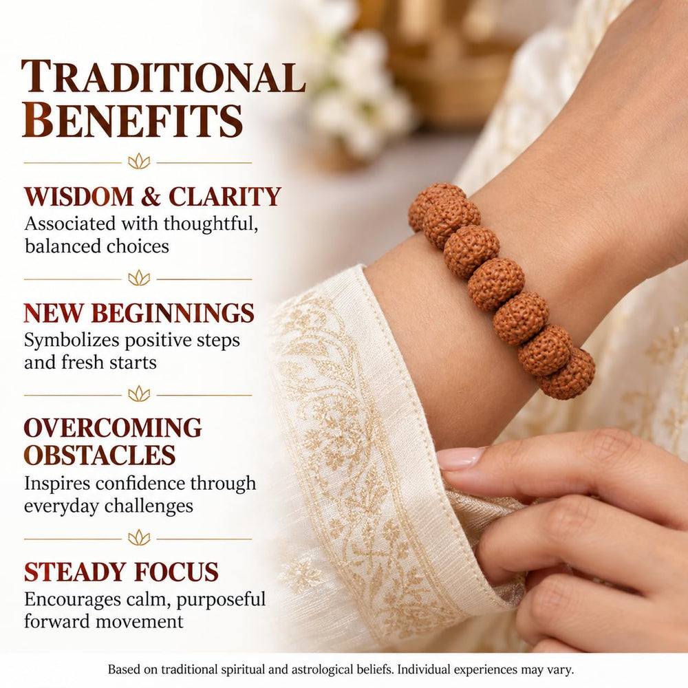 8 Mukhi Rudraksha Bracelet