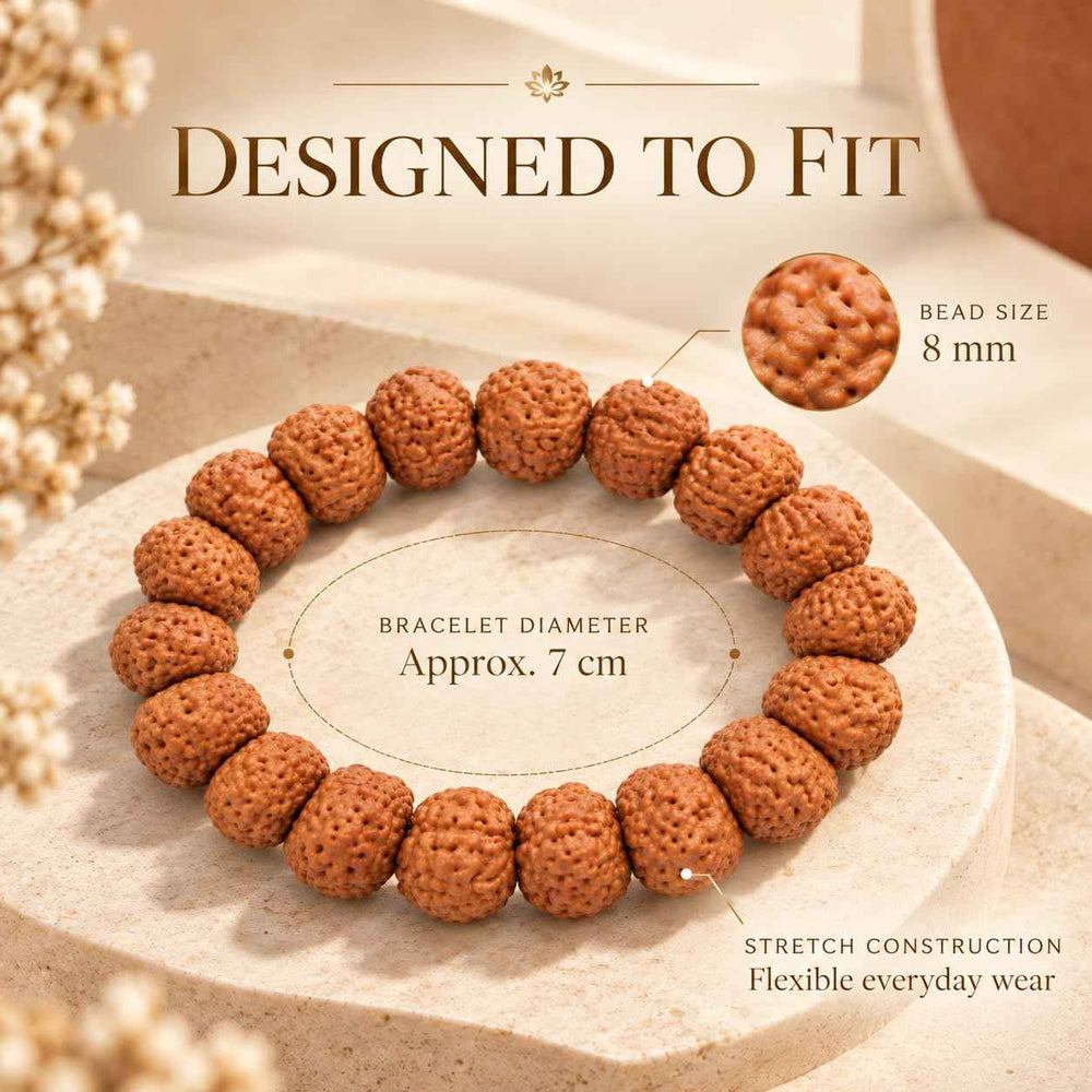9 Mukhi Rudraksha Bracelet