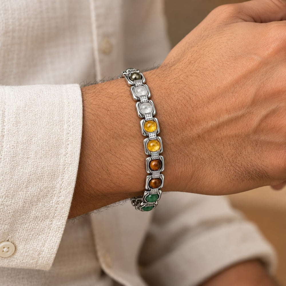 Dhan Yog Metal Bracelet - Luminous Finish