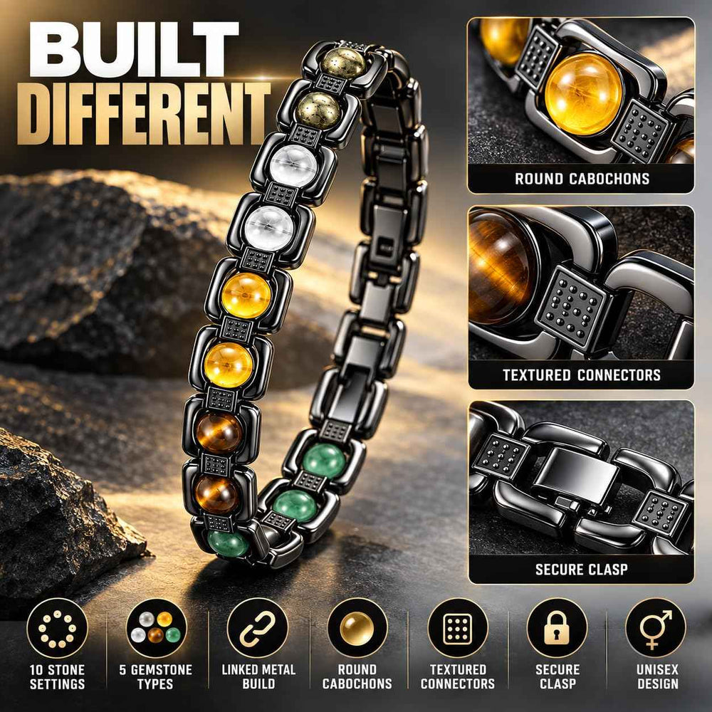 Dhan Yog Metal Bracelet - Midnight Finish