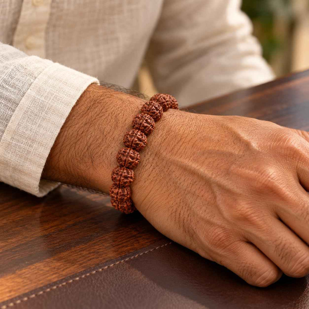 6 Mukhi Rudraksha Bracelet