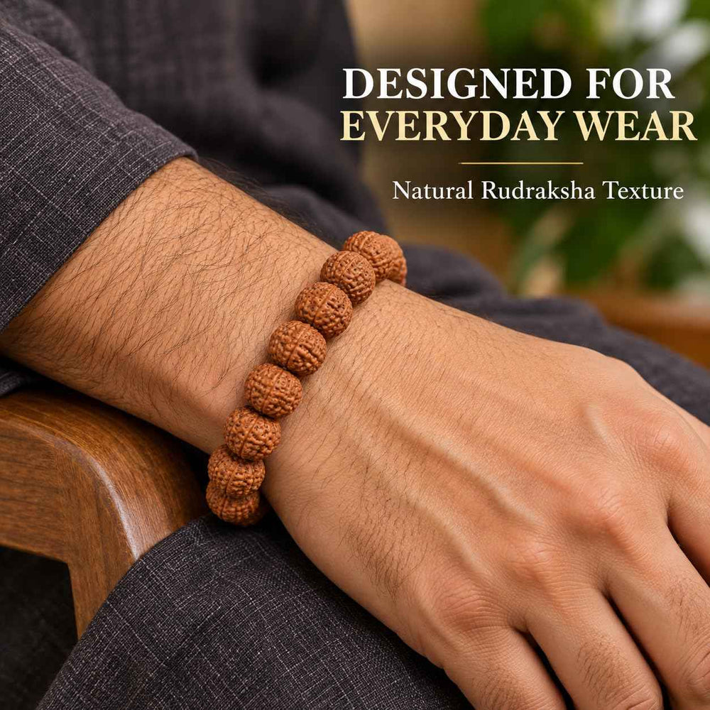 8 Mukhi Rudraksha Bracelet