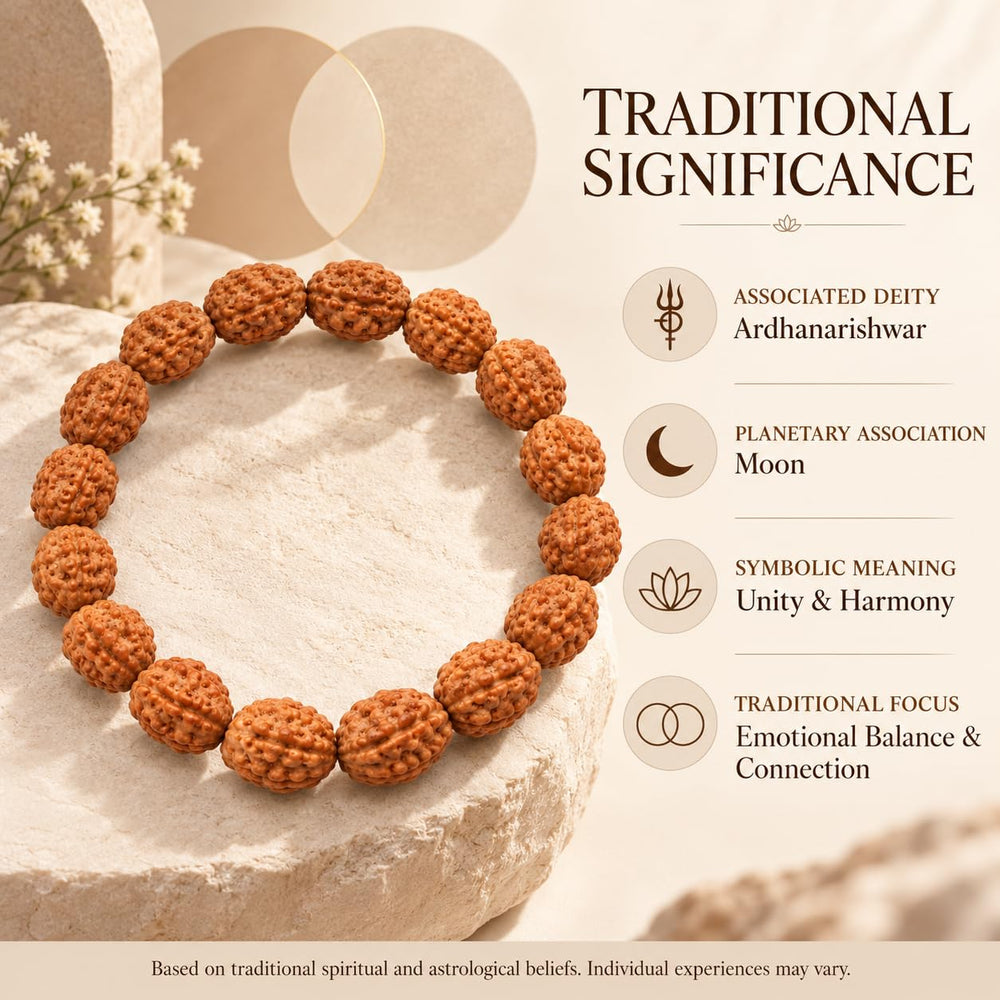 2 Mukhi Rudraksha Bracelet