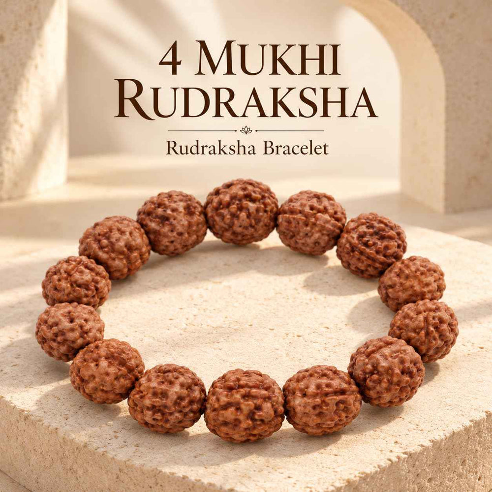 4 Mukhi Rudraksha Bracelet