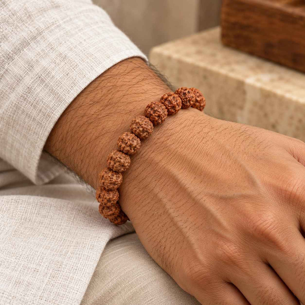 4 Mukhi Rudraksha Bracelet