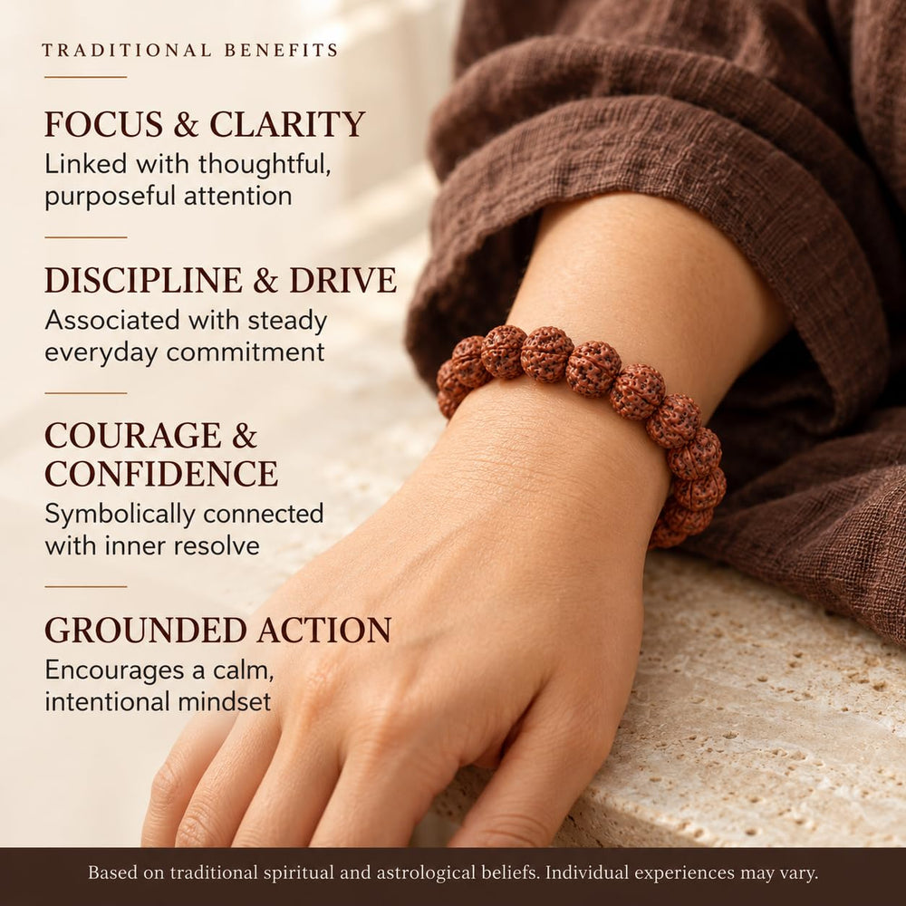 6 Mukhi Rudraksha Bracelet