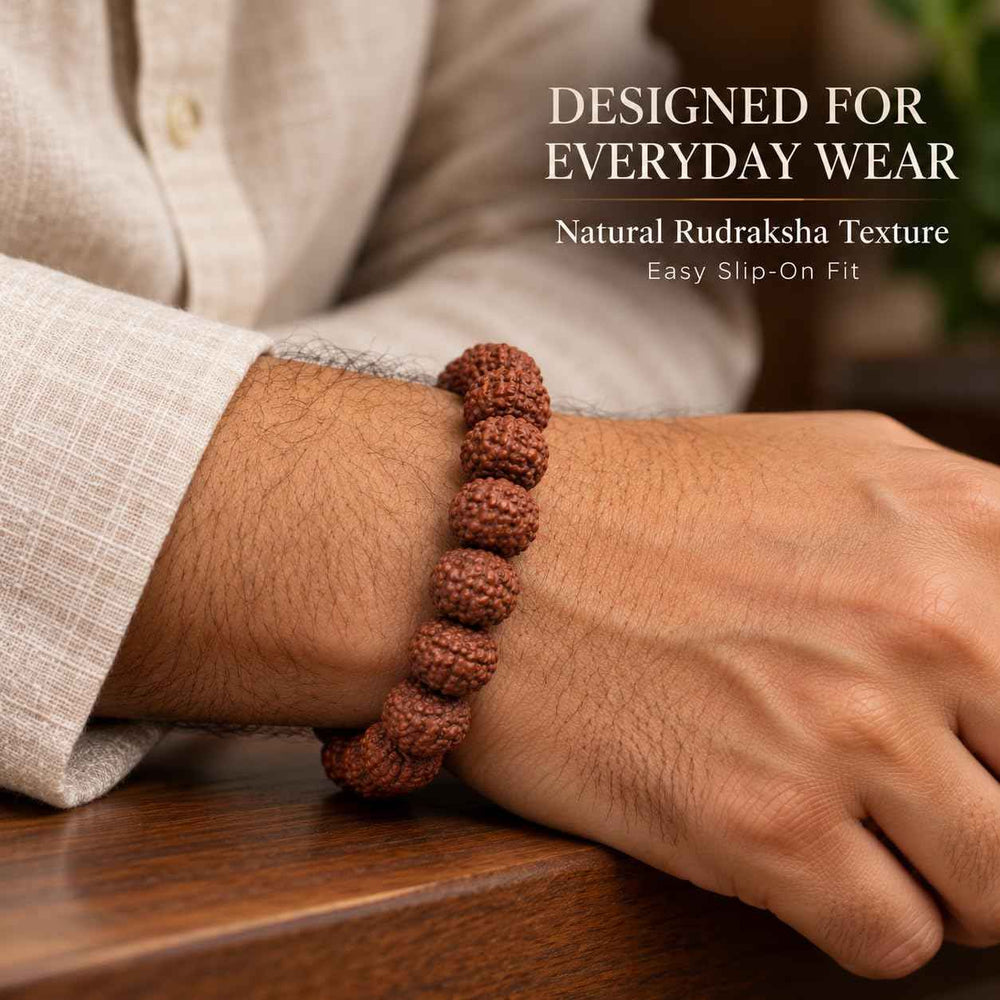 7 Mukhi Rudraksha Bracelet