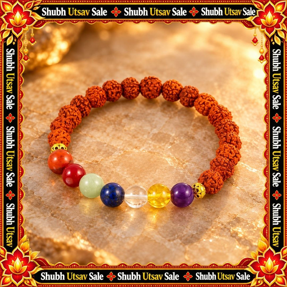 Shukr Chakra Bracelet With 5 Mukhi Rudraksh