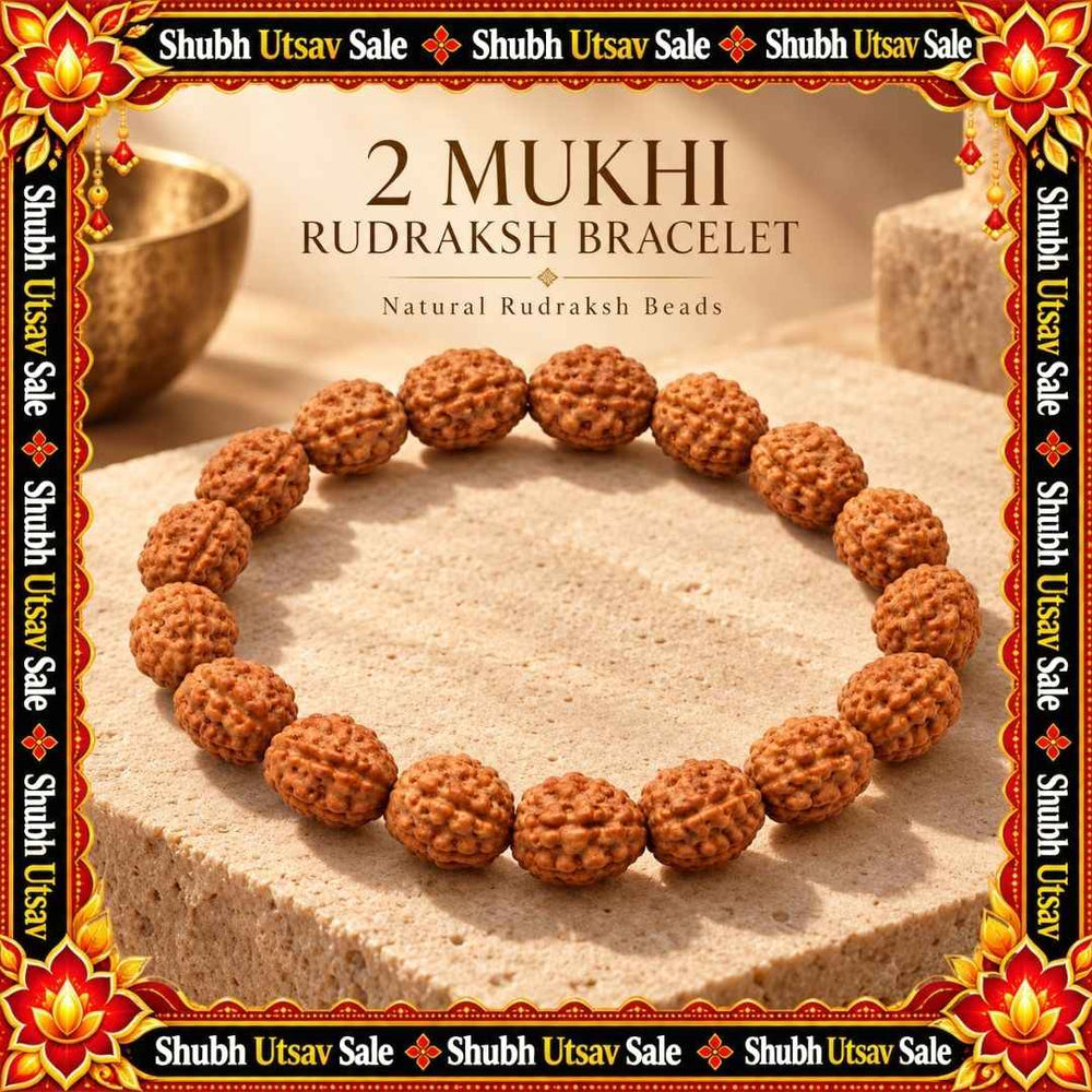 2 Mukhi Rudraksha Bracelet
