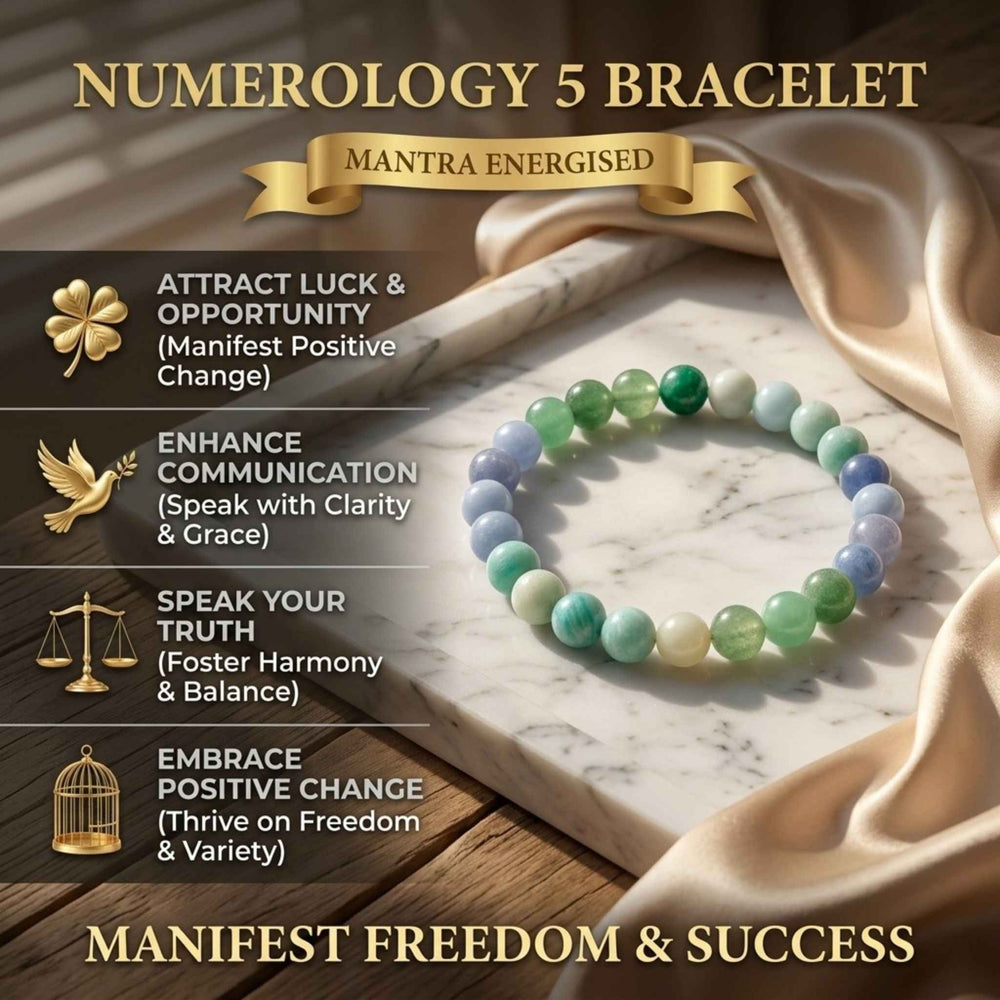Numerology 5 Bracelet