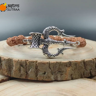 Trishul Rudraksha Bracelet