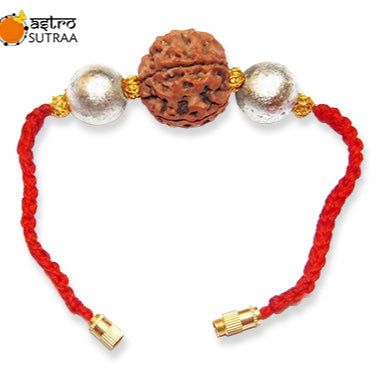 Natural Parad Rudraksha Bracelet