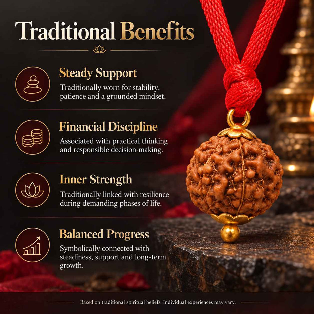 7 Mukhi Rudraksha Pendant