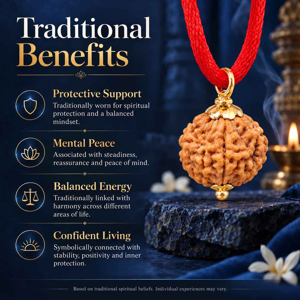 10 Mukhi Rudraksha Pendant