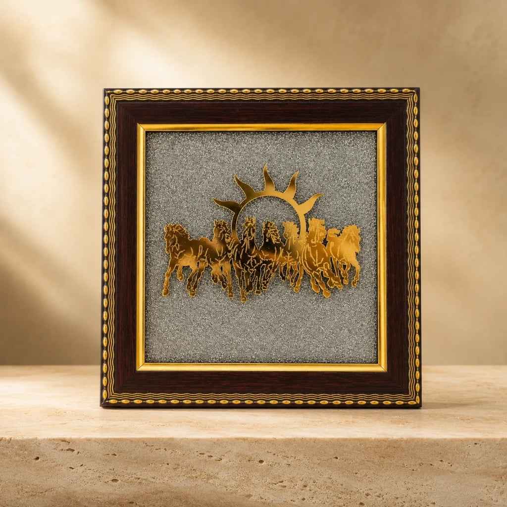 Astro Sutraa 7 Horse Pyrite Frame