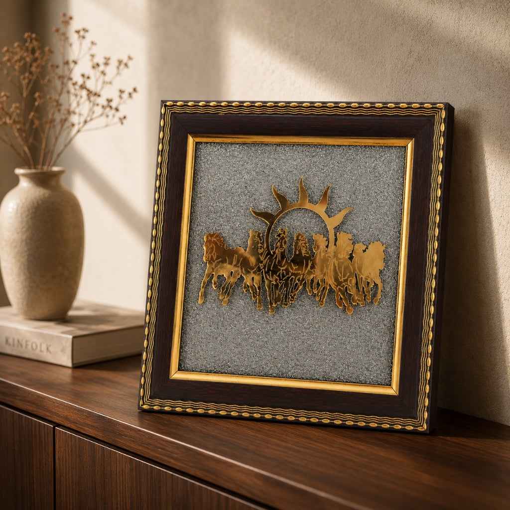 Astro Sutraa 7 Horse Pyrite Frame