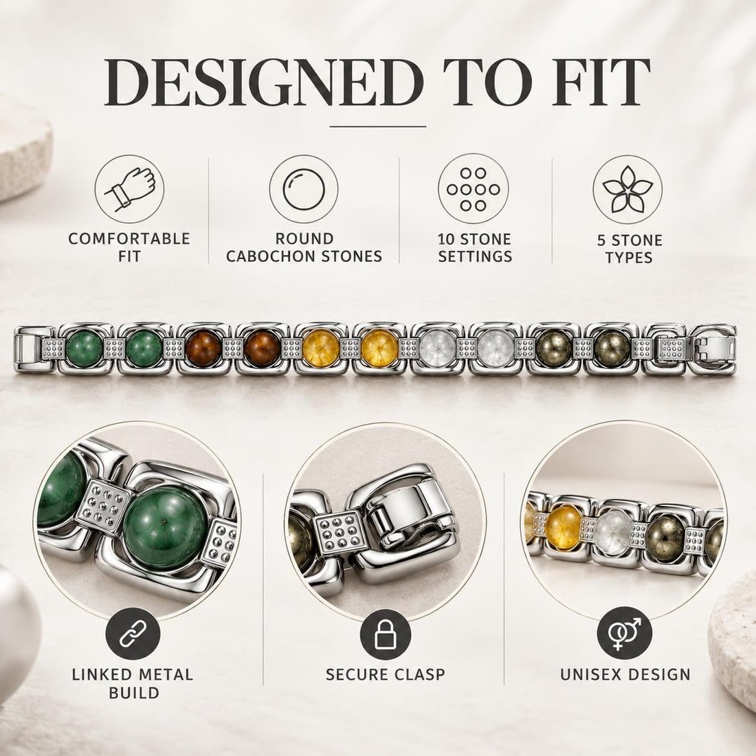 Dhan Yog Metal Bracelet - Luminous Finish