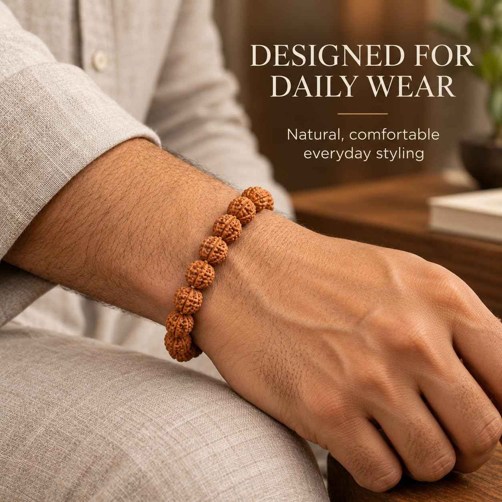2 Mukhi Rudraksha Bracelet