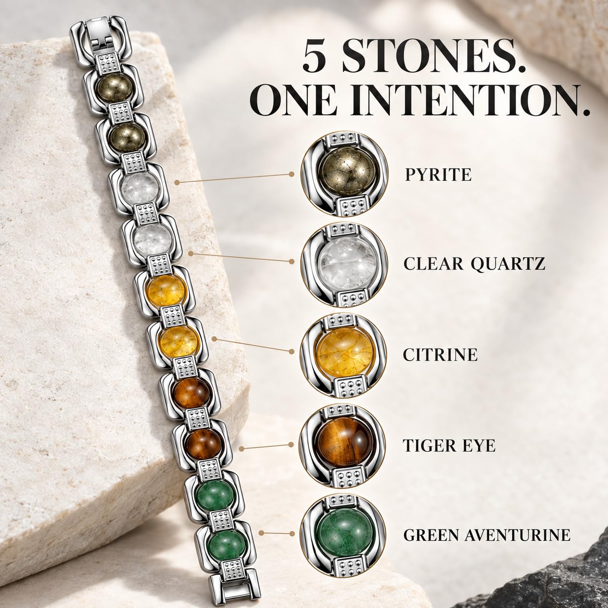 Dhan Yog Metal Bracelet - Luminous Finish