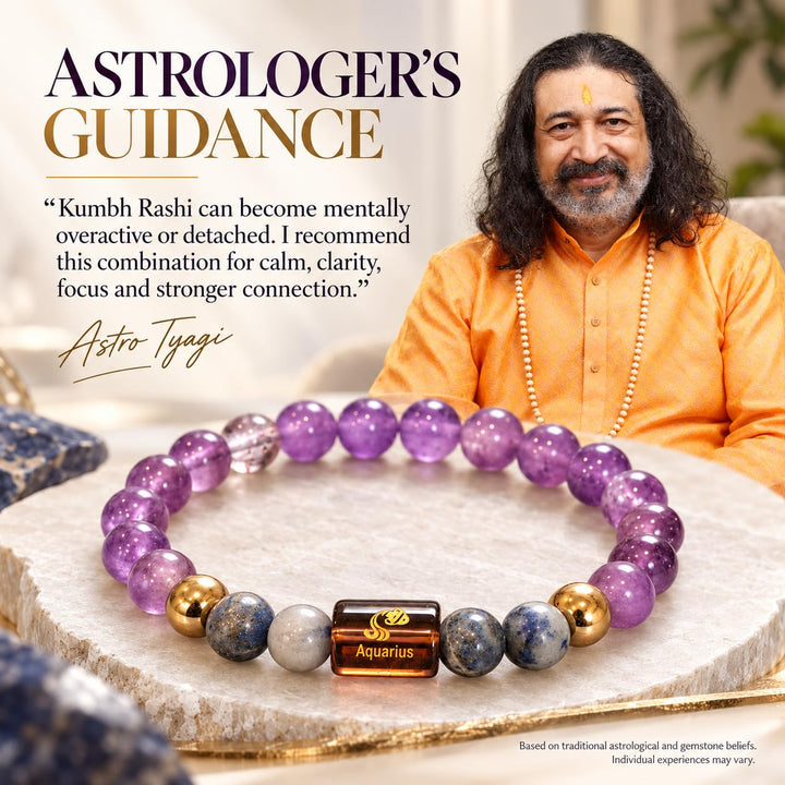 Aquarius Rashi Bracelet