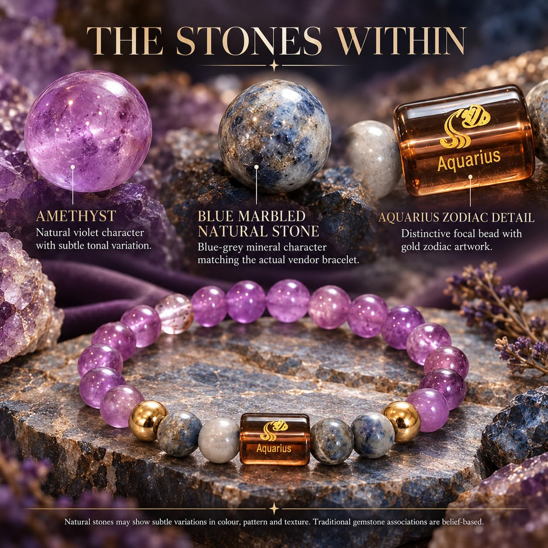 Aquarius Rashi Bracelet