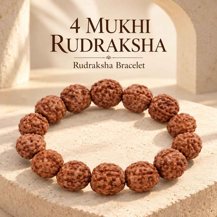 4 Mukhi Rudraksha Bracelet