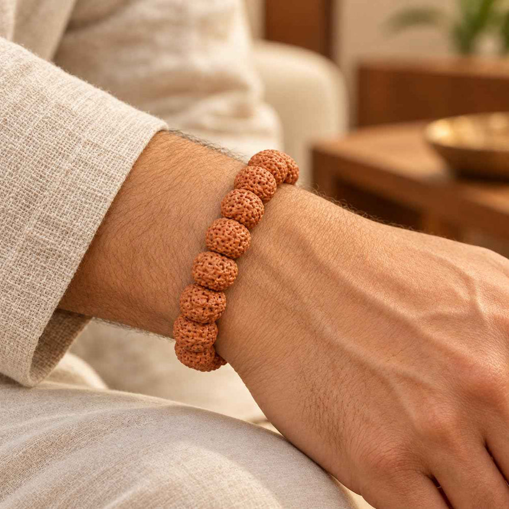 9 Mukhi Rudraksha Bracelet
