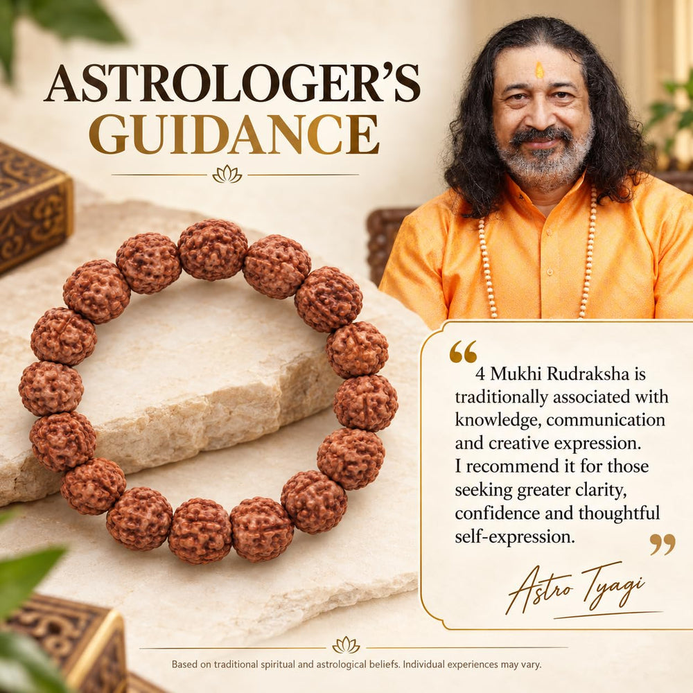 4 Mukhi Rudraksha Bracelet
