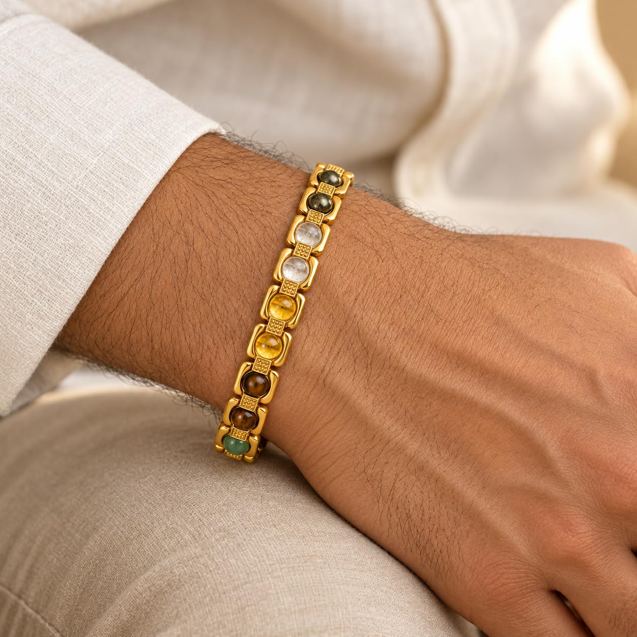 Dhan Yog Metal Bracelet - Radiant Finish