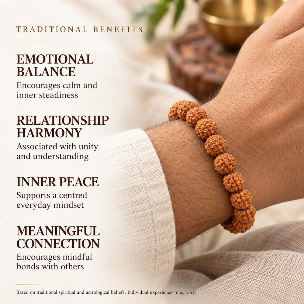 2 Mukhi Rudraksha Bracelet