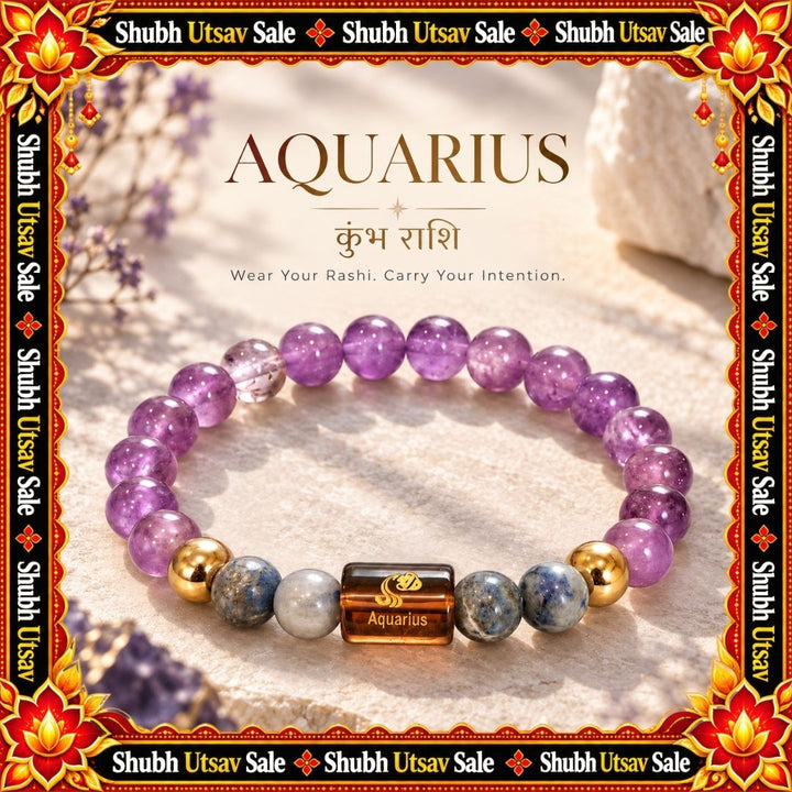 Aquarius Rashi Bracelet