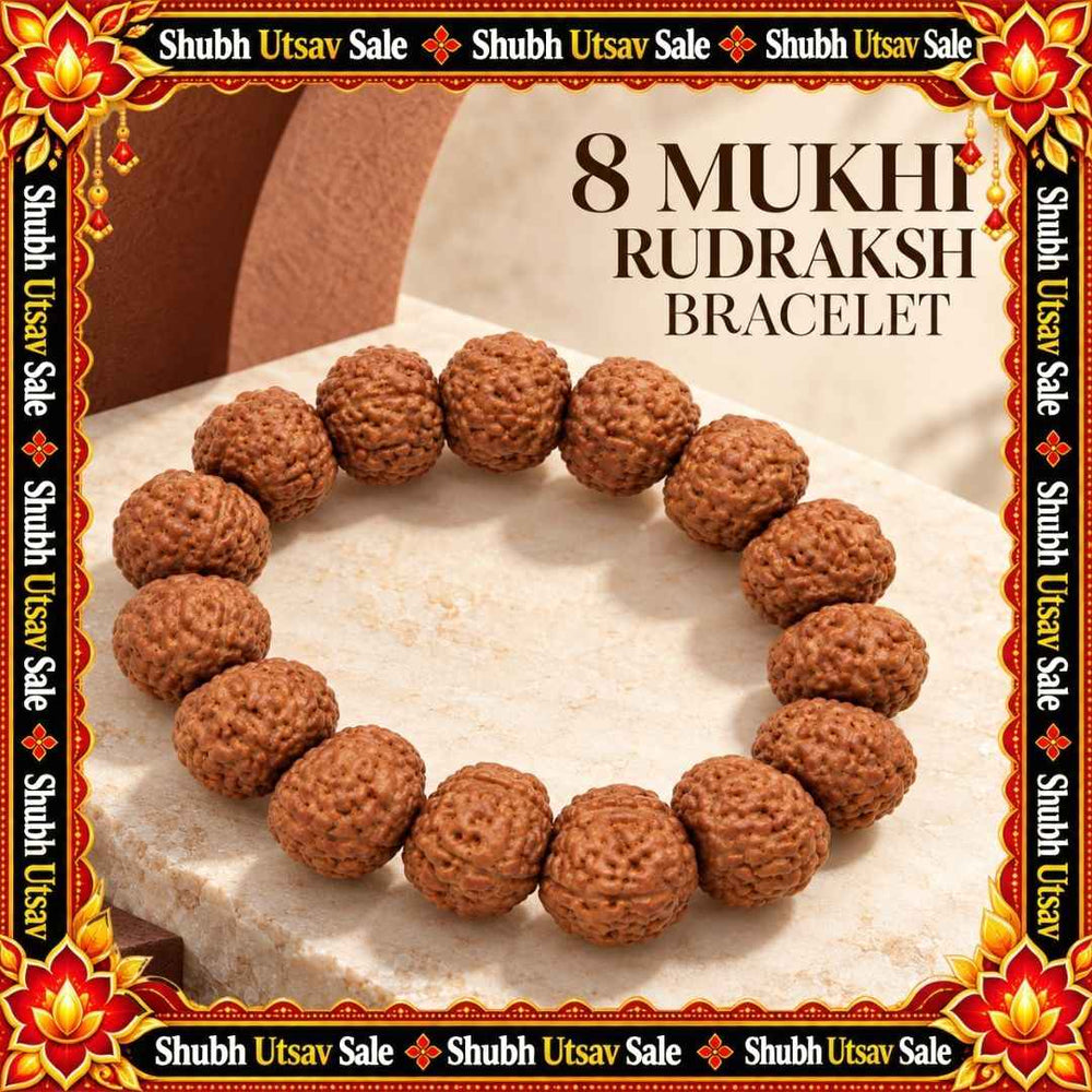 8 Mukhi Rudraksha Bracelet