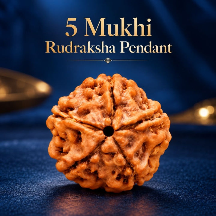5 Mukhi Rudraksha Pendant