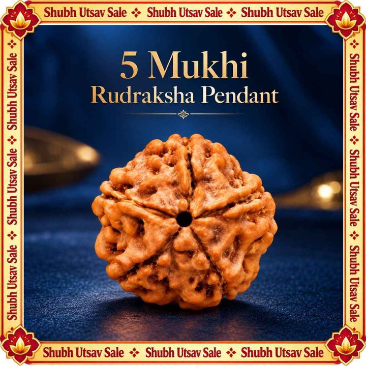 5 Mukhi Rudraksha Pendant
