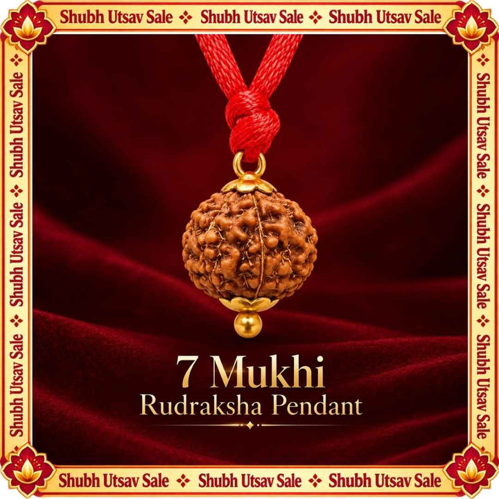 7 Mukhi Rudraksha Pendant