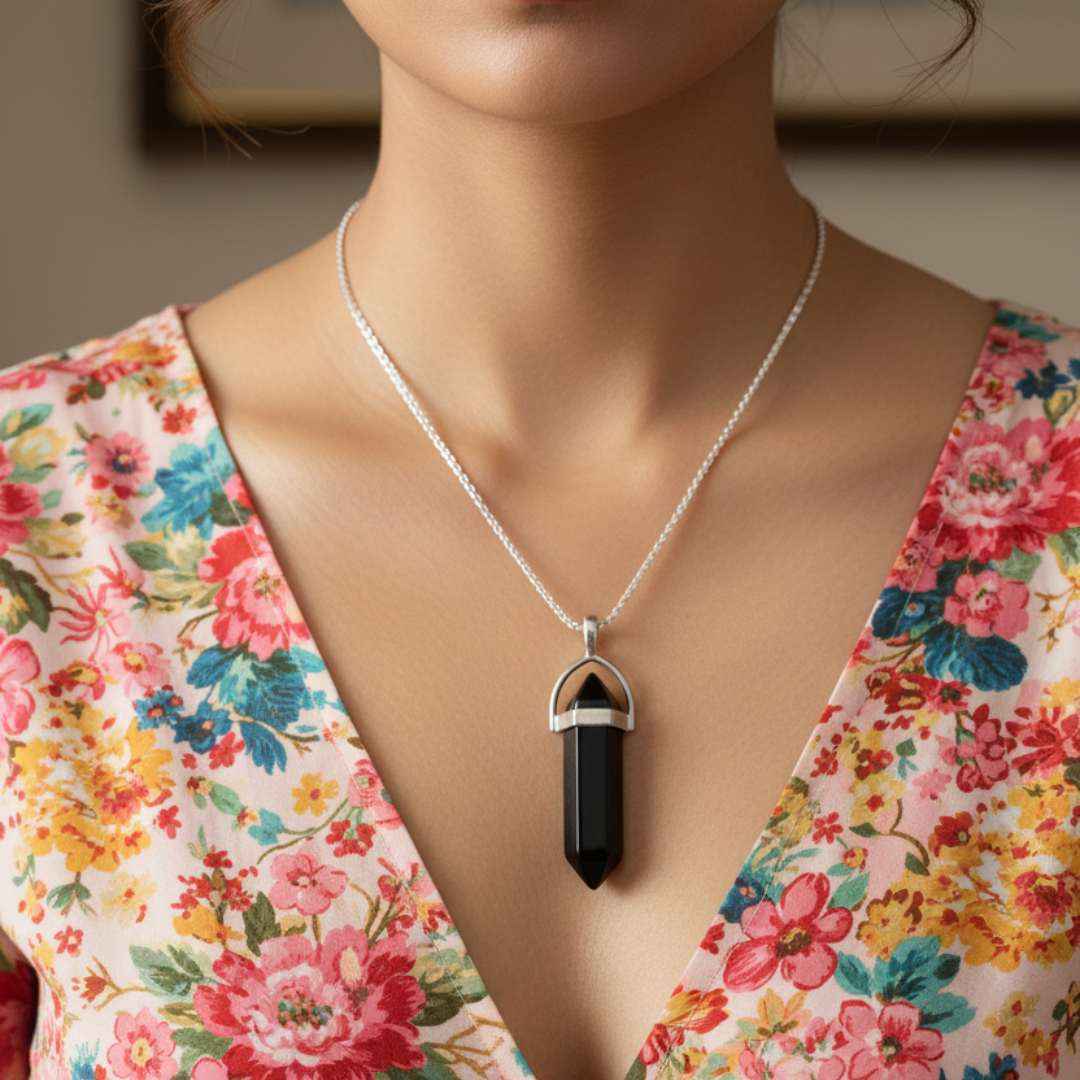 Black Obsidian Pendant