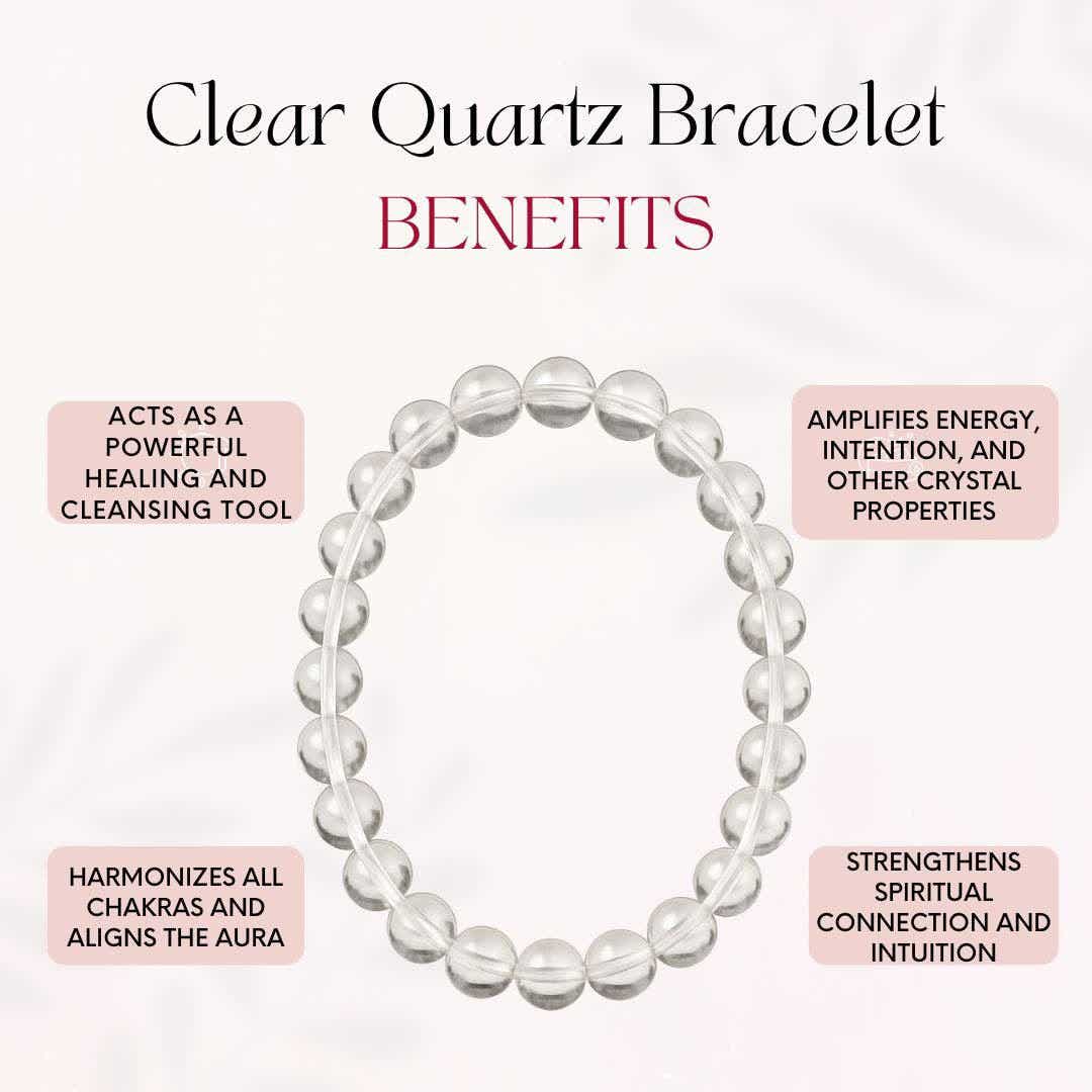 Clear Quartz Bracelet  Benefits 