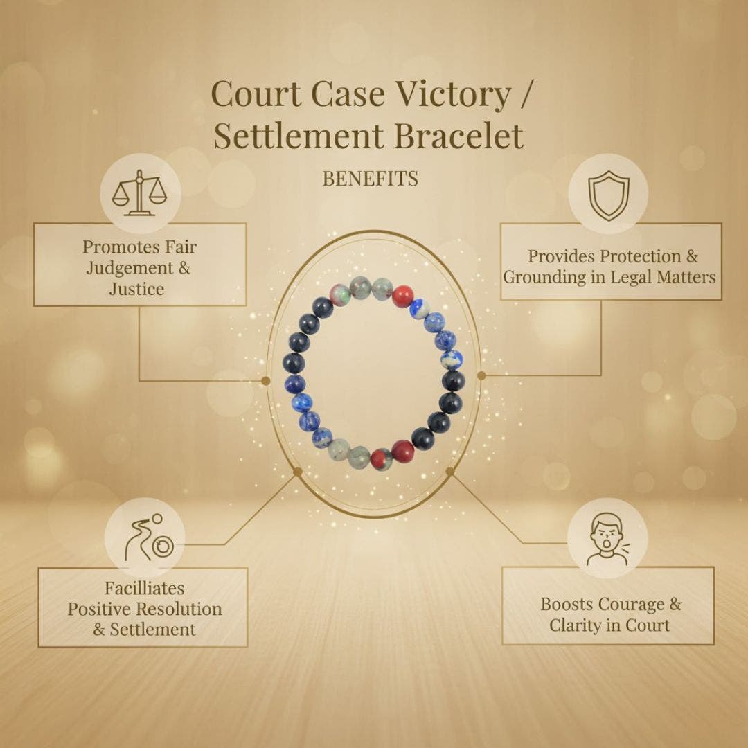 Court Case Victory Bracelet Benefits 