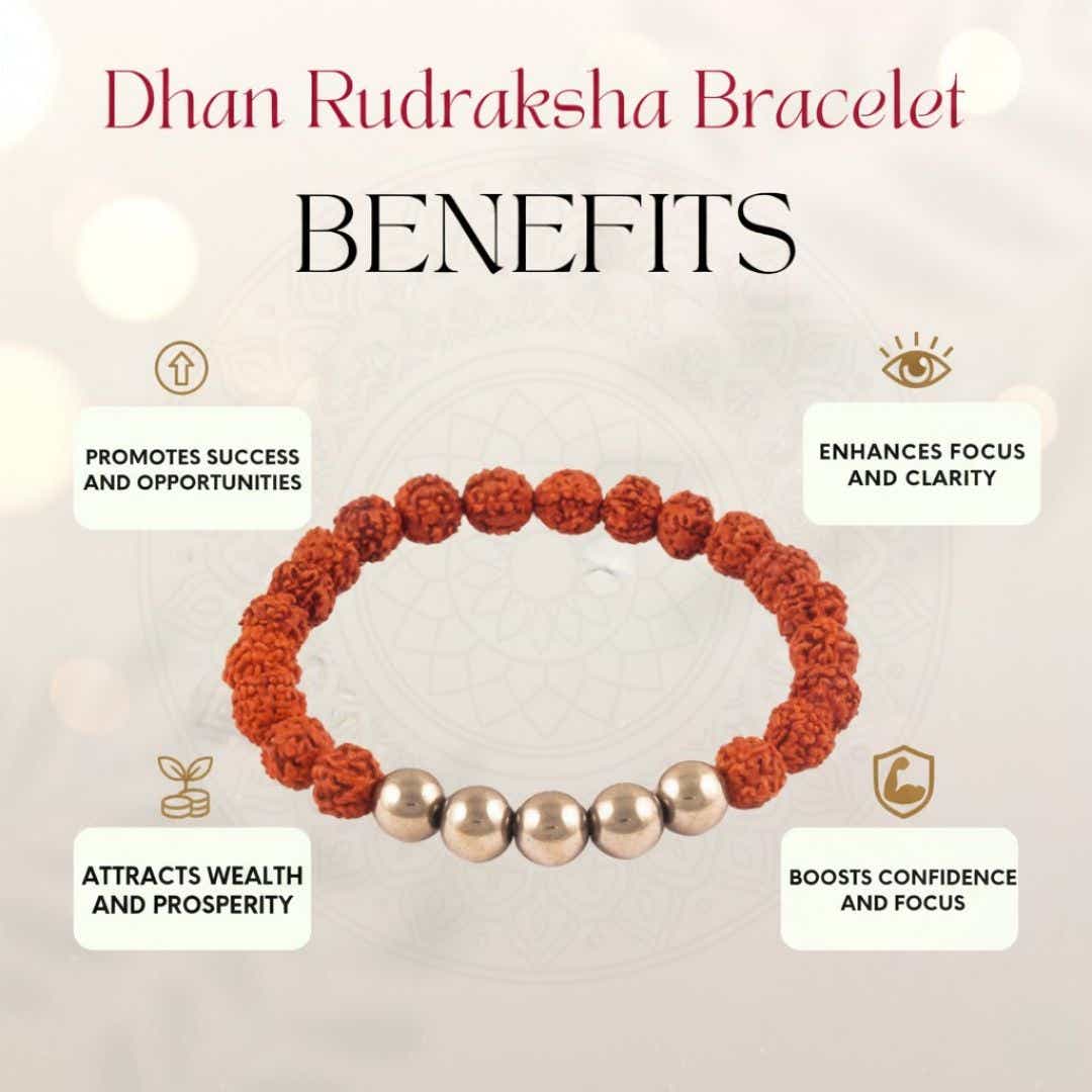 Dhan Rudraksha Bracelet Benefits 