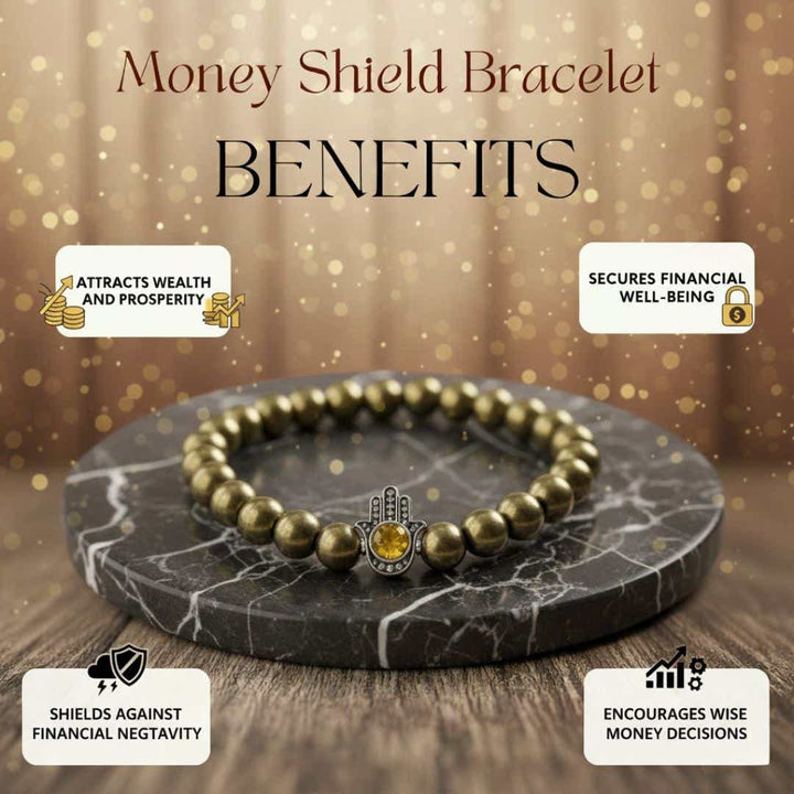 Money shield bracelets benefit