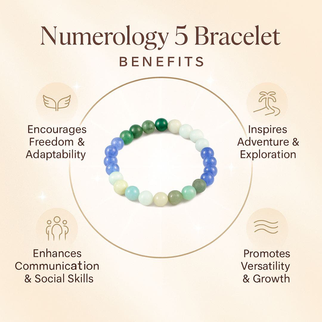 Numerology 5 Bracelet