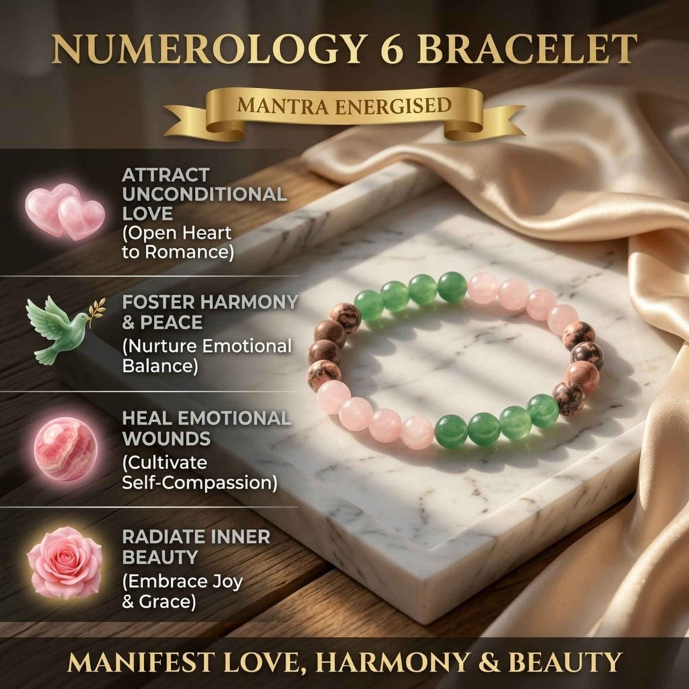 Numerology 6 Bracelet