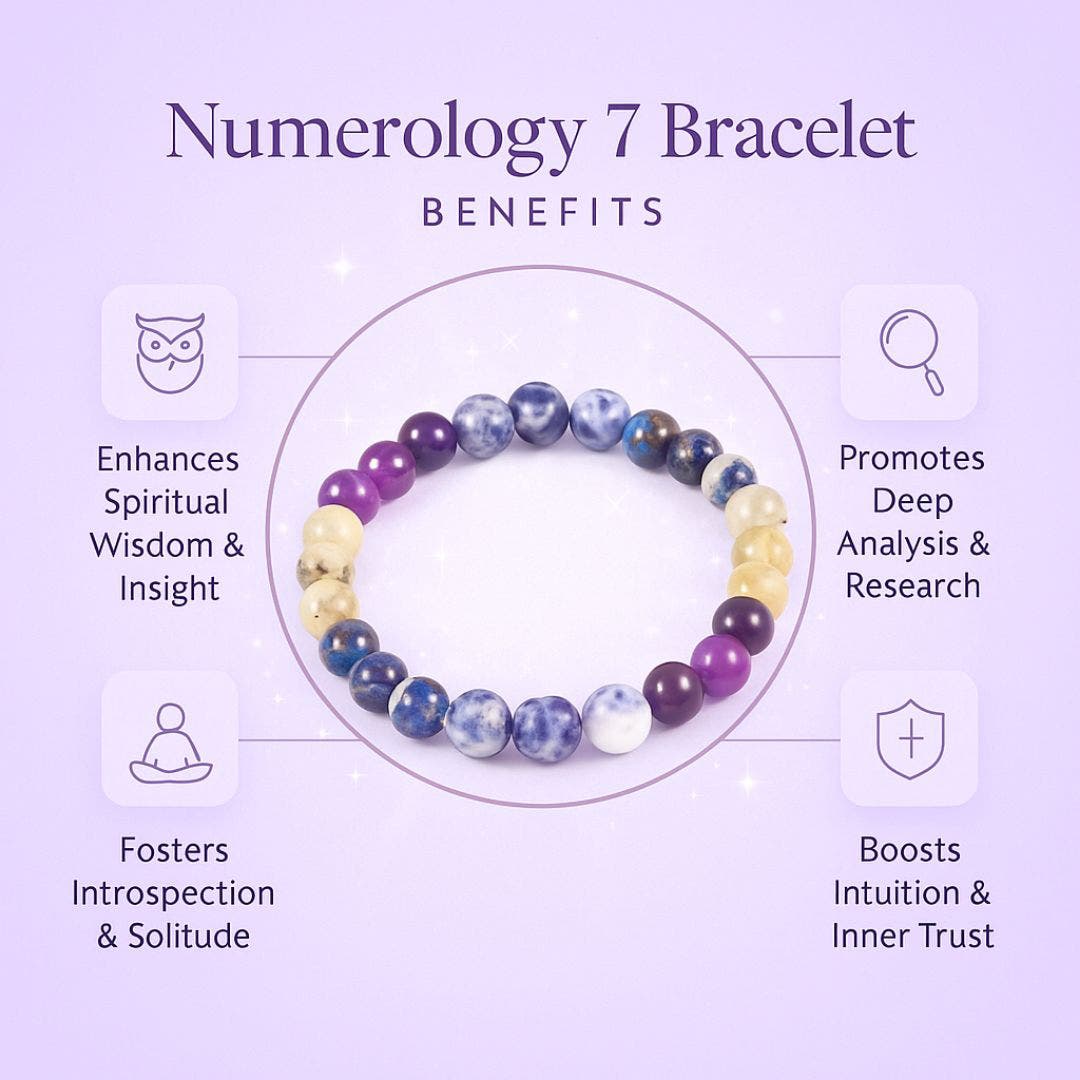 Numerology 7 Bracelet