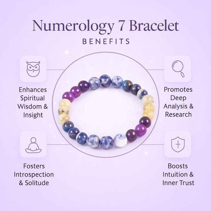 Numerology 7 Bracelet
