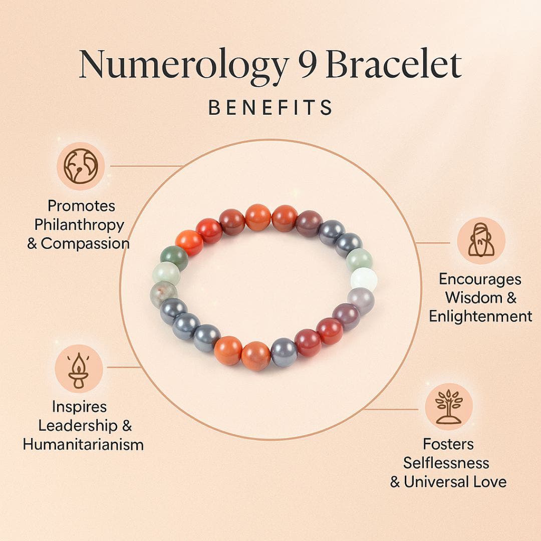 Numerology 9 Bracelet