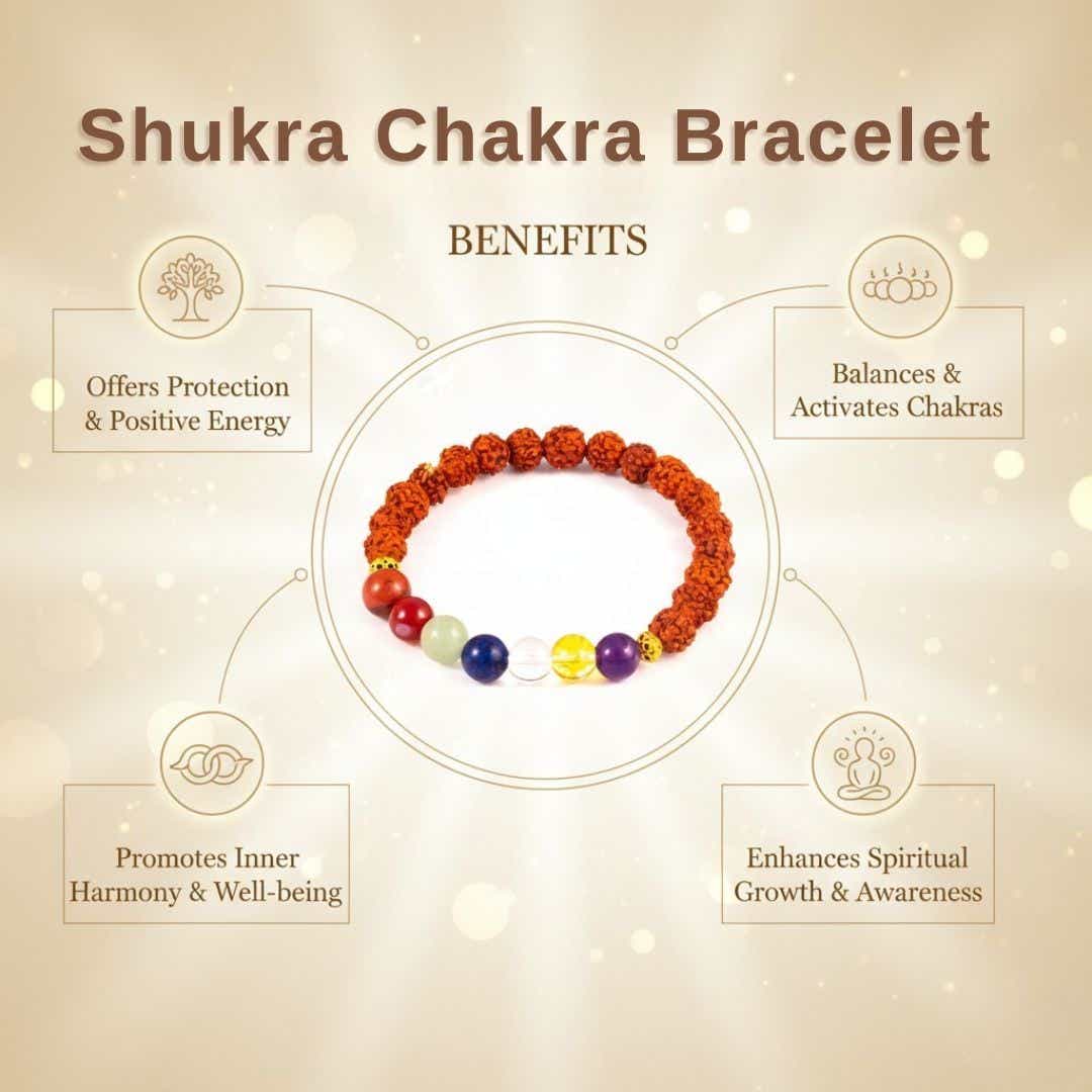 Shukr chakra bracelet benefits