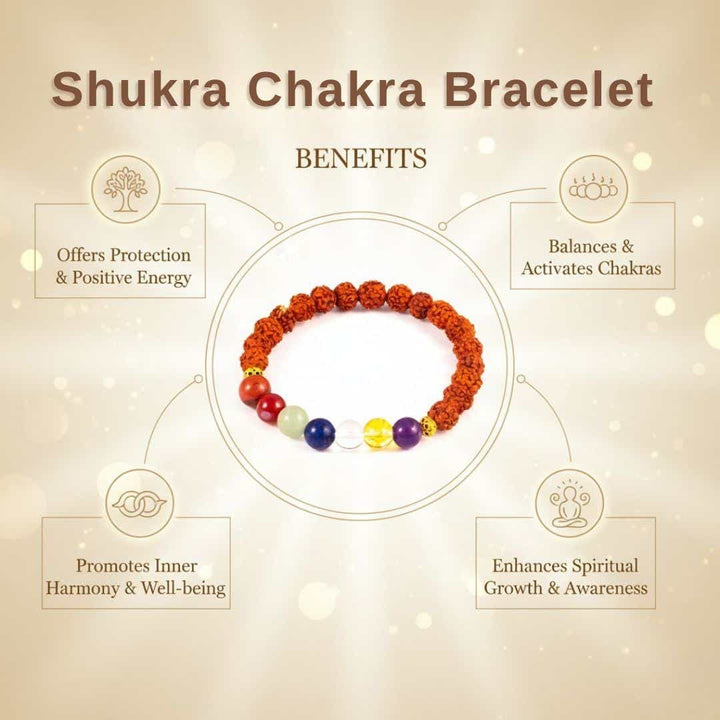 Shukr chakra bracelet benefits