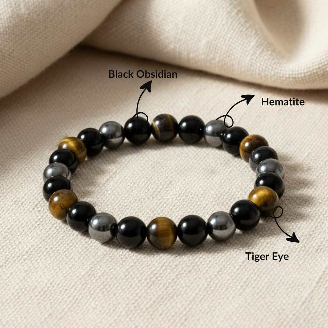 Triple protection bracelet